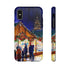 Shopping at the Christmas Market - Impact Resistant Phone Case iPhone X Matte